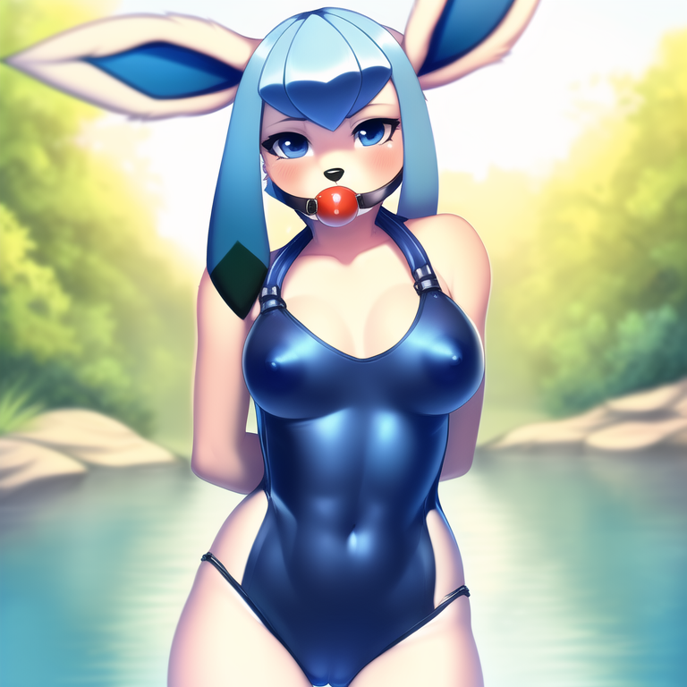 Glaceon Tied Up Swimsuit